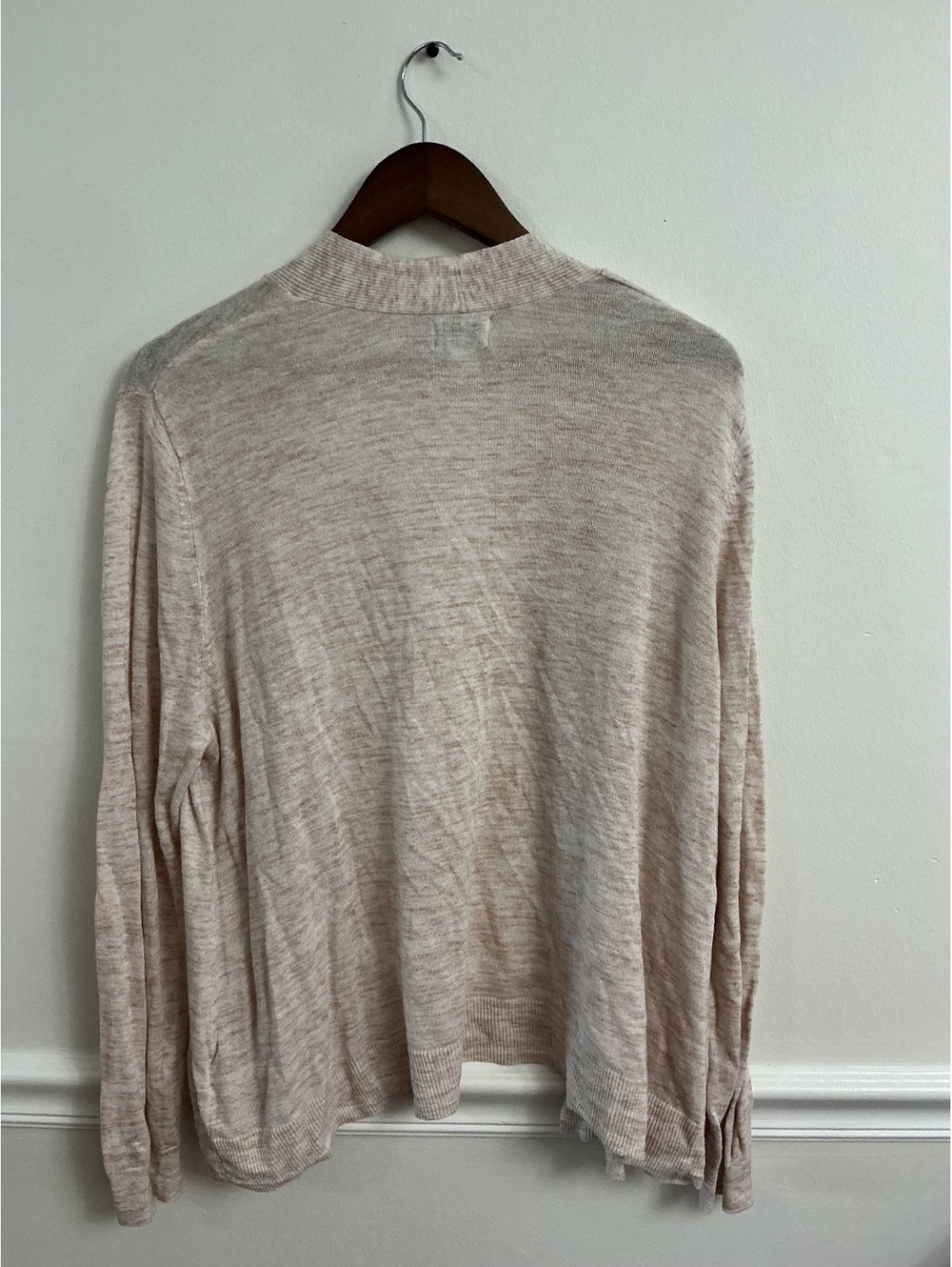 Old Navy Women's Light Beige Open Front Cardigan Sweater, Size XL - Picture 5 of 6